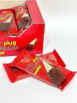 ویفر مثلث با روکش شکلات